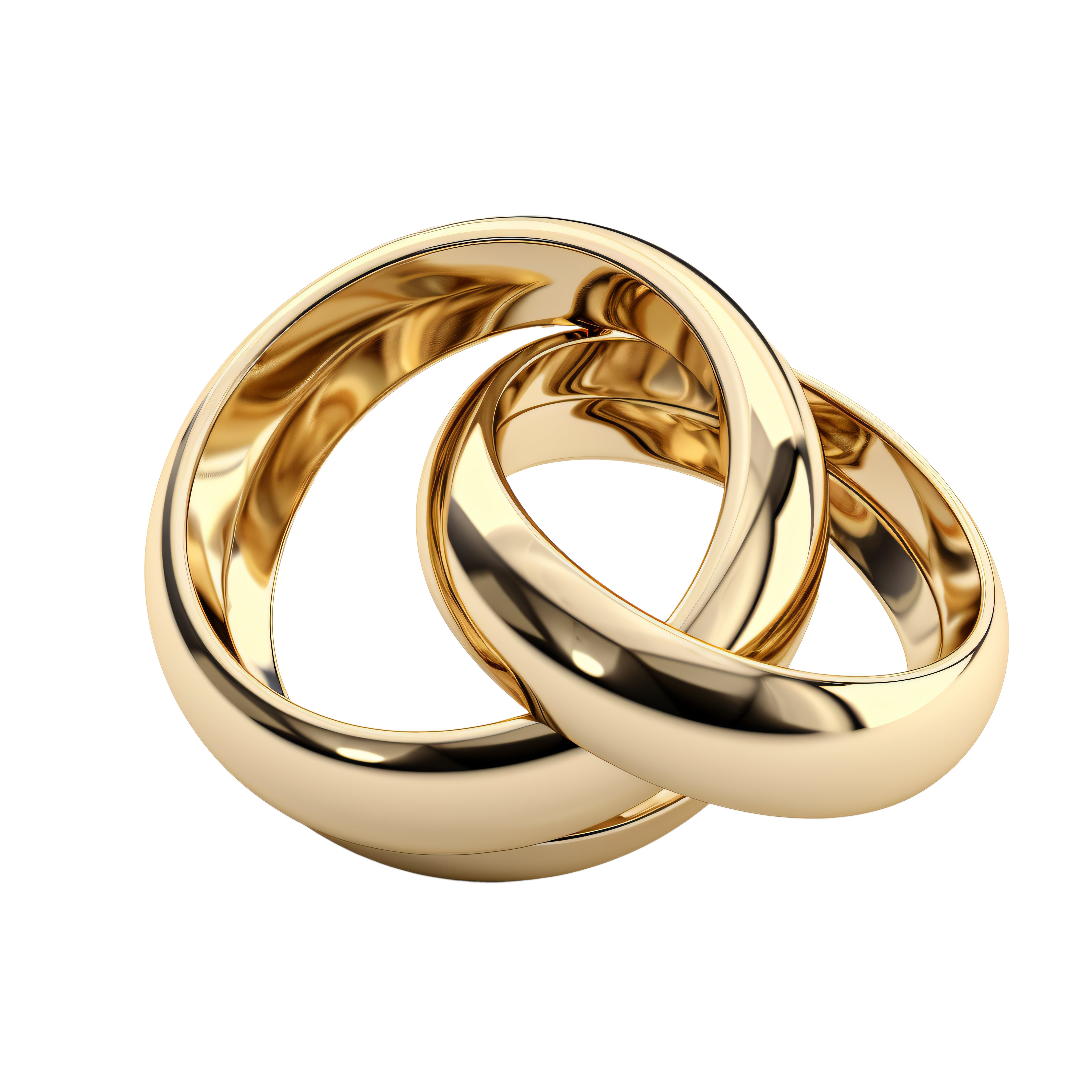 Woman wearing gold jewelry